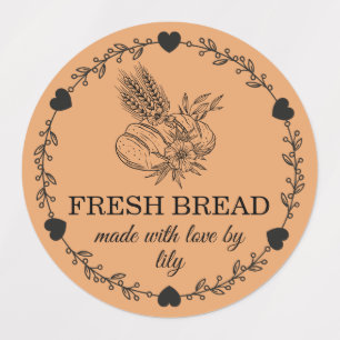 Zuurdesembrood Bakken Labels