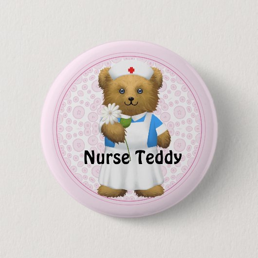 Zuurlijk Beer - Teddy Bear Ronde Button 5,7 Cm (Voorkant)