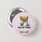 Zuurlijk Beer - Teddy Bear Ronde Button 5,7 Cm (Voorkant /achterkant)