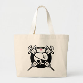 Zuurpiraat en kruishypothese grote tote bag