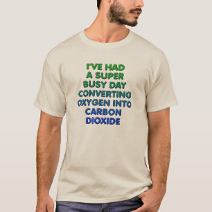 Zuurstof grappig T-shirt omzetten