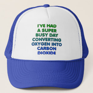 Zuurstof Omzettende Grappige Bal Cap Trucker Hoed Pet