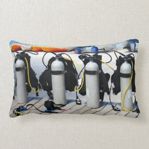 Zuurstoftanks voor het duiken van scuba in het Car Kussen