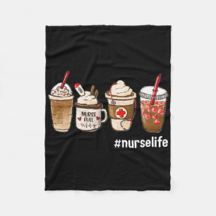 Zuurstofzout Funny Coffee Verpleegkundigen Brandst Fleece Deken