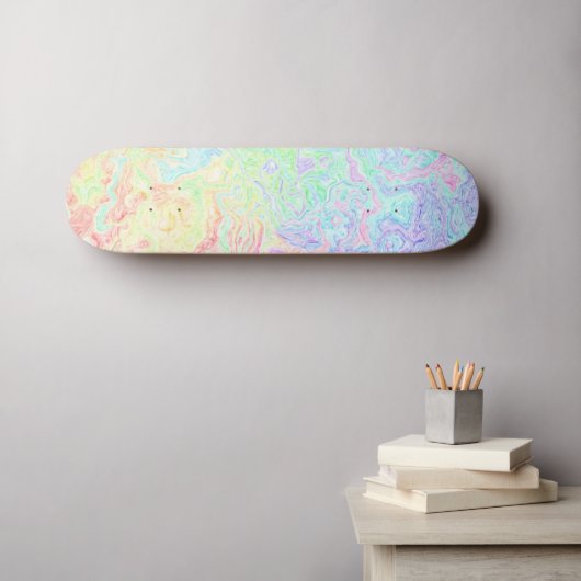 Zuurtrommels Skateboard (Muurkunst (Horizontaal))