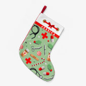 Zuurvakantiecadeau Kleine Kerstsok (Voorkant (Hangend))