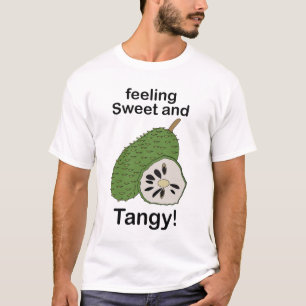 Zuurzak Vruchten Voelen Zacht Zoet Tropisch Feest T-shirt