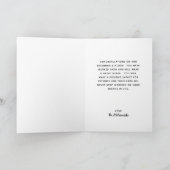 Zuurzame Afstuderen Regenboog Glitter Persoonlijke Kaart (Binnen)