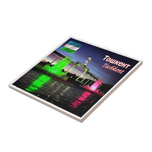 zUZ006 OEZBEKISTAN, Tasjkent, Azië, Tegeltje