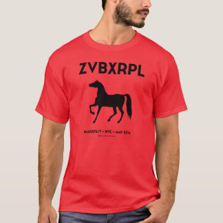 ZVBXRPL Unisex T-shirt (rood)