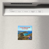 ZVG014 GORDA PEACK, Britse Maagdeneilanden, Fridge Magneet (Insitu (Vaatwasser))