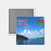 zVU004 PORT VILA, Natural Harbour, VANUATU, Fridge Magneet (Voorkant / Achterkant)