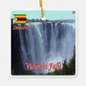ZW003 VICTORIA-HERFSTEN, Zimbabwe, Afrika, Keramisch Ornament (Voorkant)