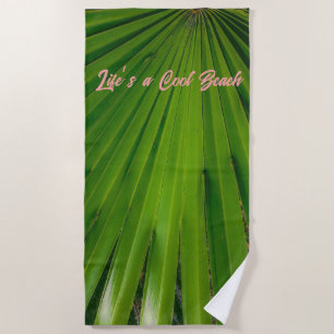 Zw Palmetto Fan Beach Towel Strandlaken