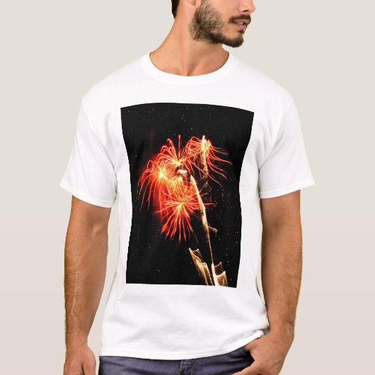 Zwaaiende lichten t-shirt (Voorkant)