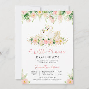 zwaan Baby shower Kaart