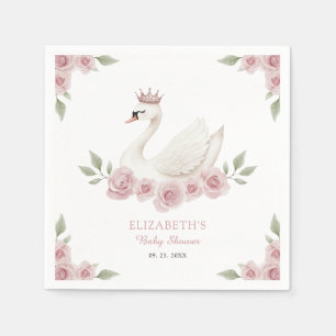 zwaan Baby shower Servet