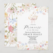 Zwaan baby shower uitnodiging (Voorkant / Achterkant)