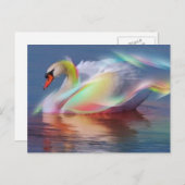 zwaan briefkaart (Voorkant / Achterkant)