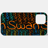 Zwaan Case-Mate iPhone Case (Achterkant (horizontaal))