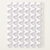 Zwaan in kroon planner (Achterkant)