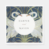  zwaan liefde bruiloft servet (Voorkant)