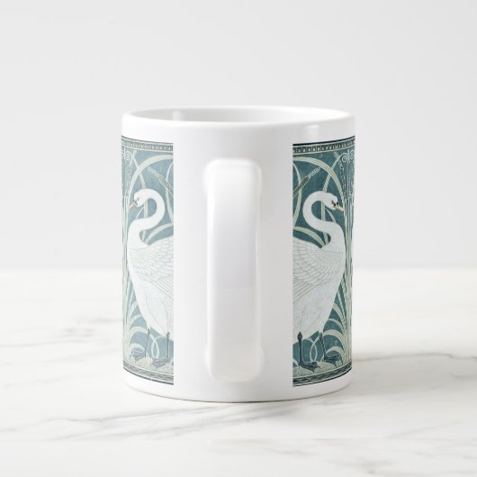 zwaan, rush en iris van W. Crane Extra Grote Beker (Achterkant)