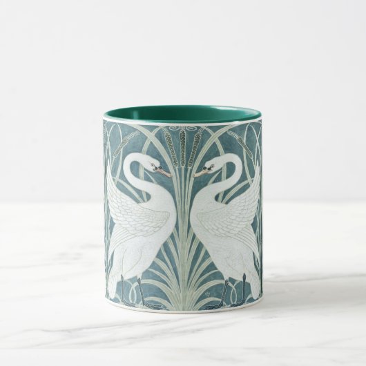 zwaan, rush en iris van W. Crane Mok (Midden)