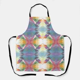 Zwaan sierlijk over een serene vijver schort