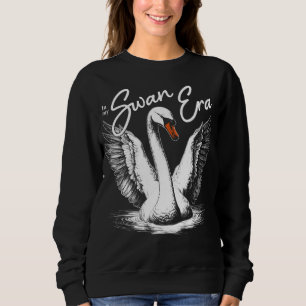 Zwaan Tijdperk White Print Trui