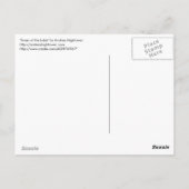 Zwaan van het meer briefkaart (Achterkant)