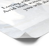 Zwaan Vogelliefhebber Viering van het Leven Foto R Poster (Hoek)