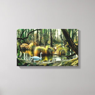 zwaan Zazzle_Growshop. Canvas Afdruk