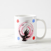 Zwaanliefde romantische fantasie kunst 11 oz mok
