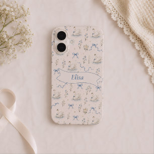 Zwaanmeer Cottagecore Boog Elegante Cadeau Naam iPhone 16 Hoesje