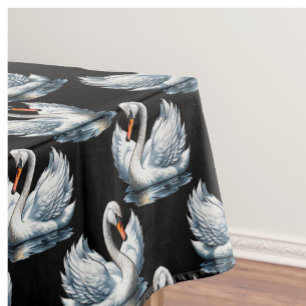 Zwaanvogels patroon ontwerp tafelkleed