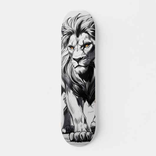 Zwaar als een Lion schaats Board Skateboard (Voorkant)