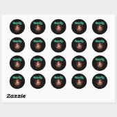 Zwaar gemediteerde Sticker (Vel)
