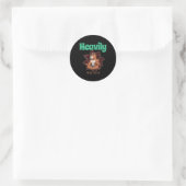 Zwaar gemediteerde Sticker (Tas)