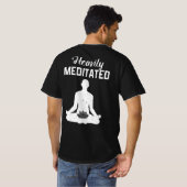Zwaar geMeditteerd - Funny Meditation & Yoga Gift T-shirt (Achterkant volledig)