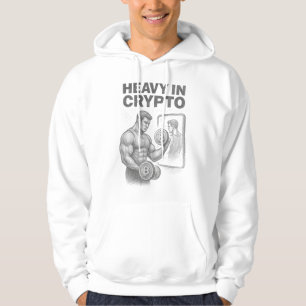 Zwaar In Crypto Bitcoin Crypto Handelaren Schets Hoodie