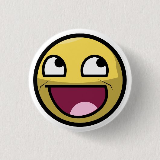 Zwaar is spion! ronde button 3,2 cm (Voorkant)