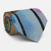 Zwaar Rood door Wassily Kandinsky Stropdas (Opgerold)