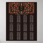 Zwaard & Schild Middeleeuwse Monogram Zitting Graf Poster (Voorkant)
