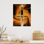 zwaard van de geest poster (Keuken)