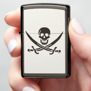 Zwaard van Obsidiaan Schedel Piratenvlag van Calic