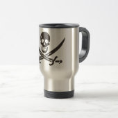 Zwaard van Obsidiaan Schedel Piratenvlag van Calic Reisbeker (Voorkant rechts)