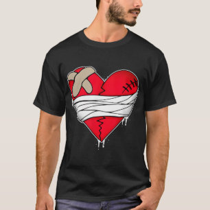 Zwaardeloos shirt, gebroken hart shirt, geen liefd t-shirt