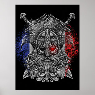 Zwaarden van Odins raven Viking Mythologie Frankri Poster