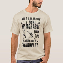 zwaardspel introduceren t-shirt